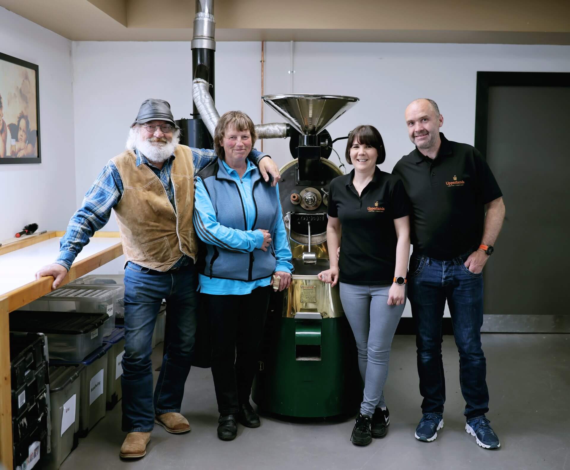 Upperlands Coffee Company - team old and new