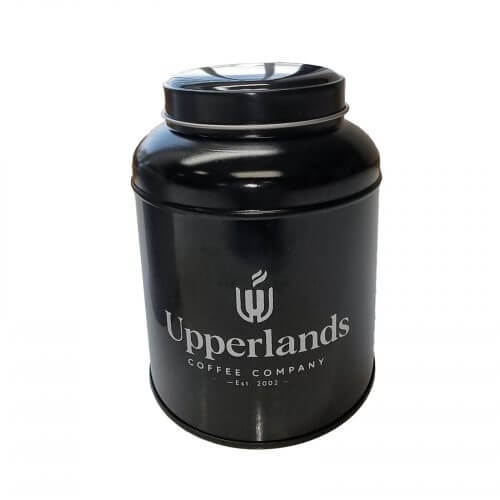 Upperlands Coffee Tin-Black